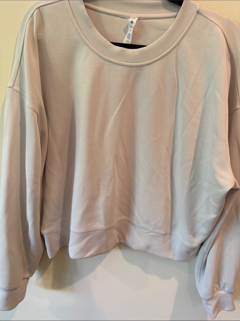 lululemon athletica Cream Crew Sweatshirt